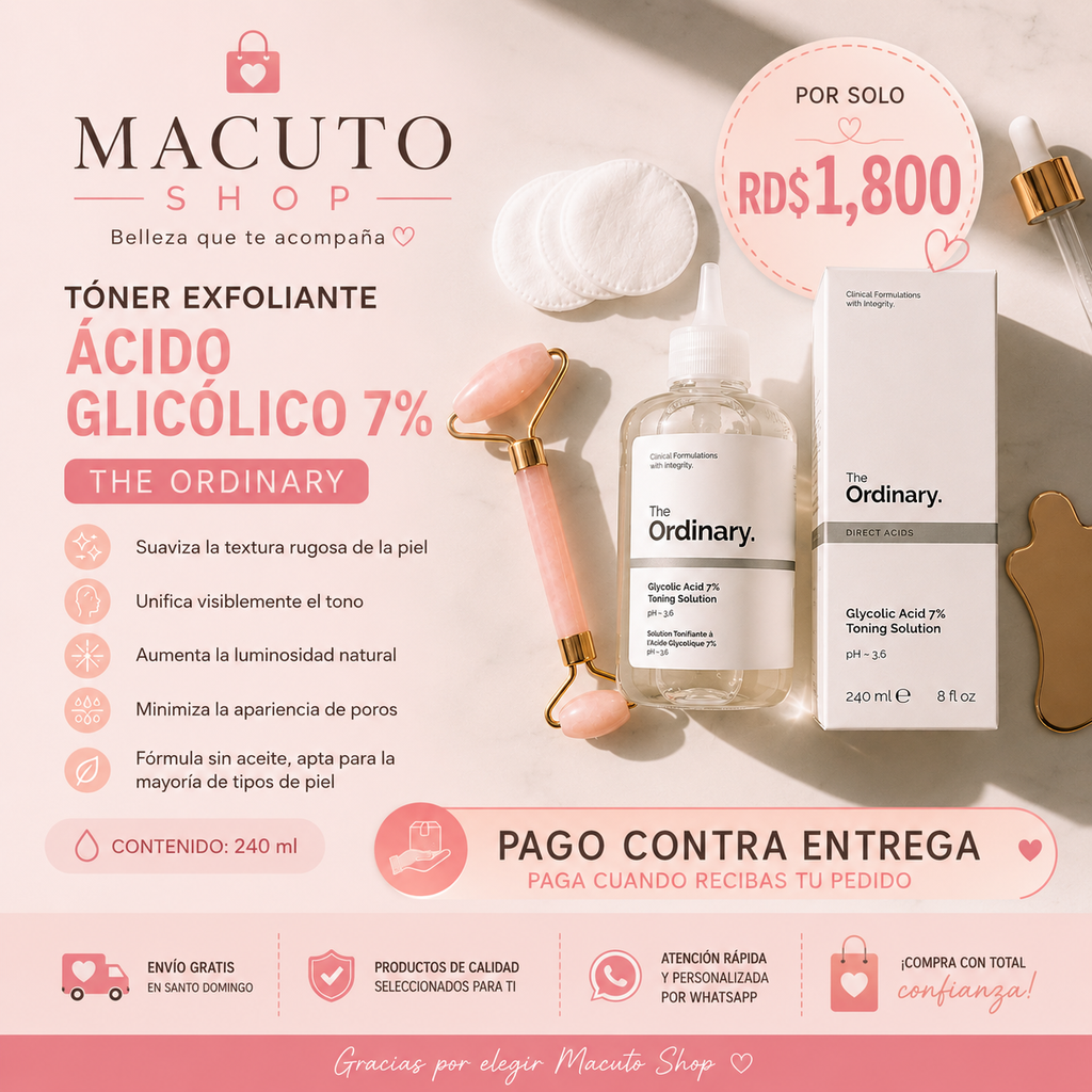 Exfoliante Ácido Glicólico 7% · The Ordinary