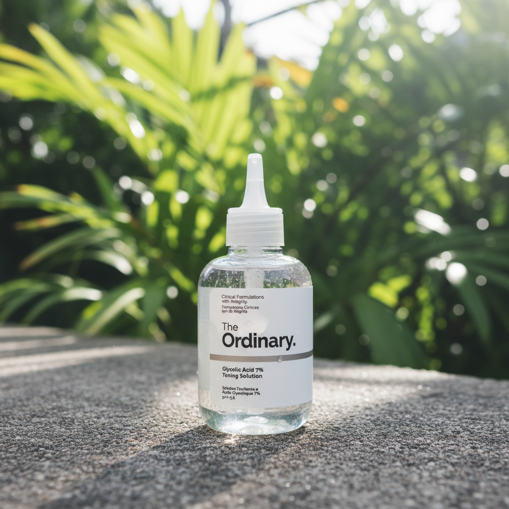 The Ordinary Tóner - Ambiente exterior con plantas