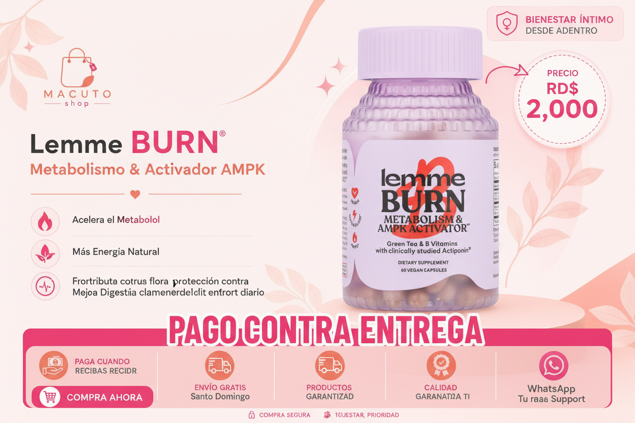 Arte promocional Lemme Burn horizontal - Macuto Shop