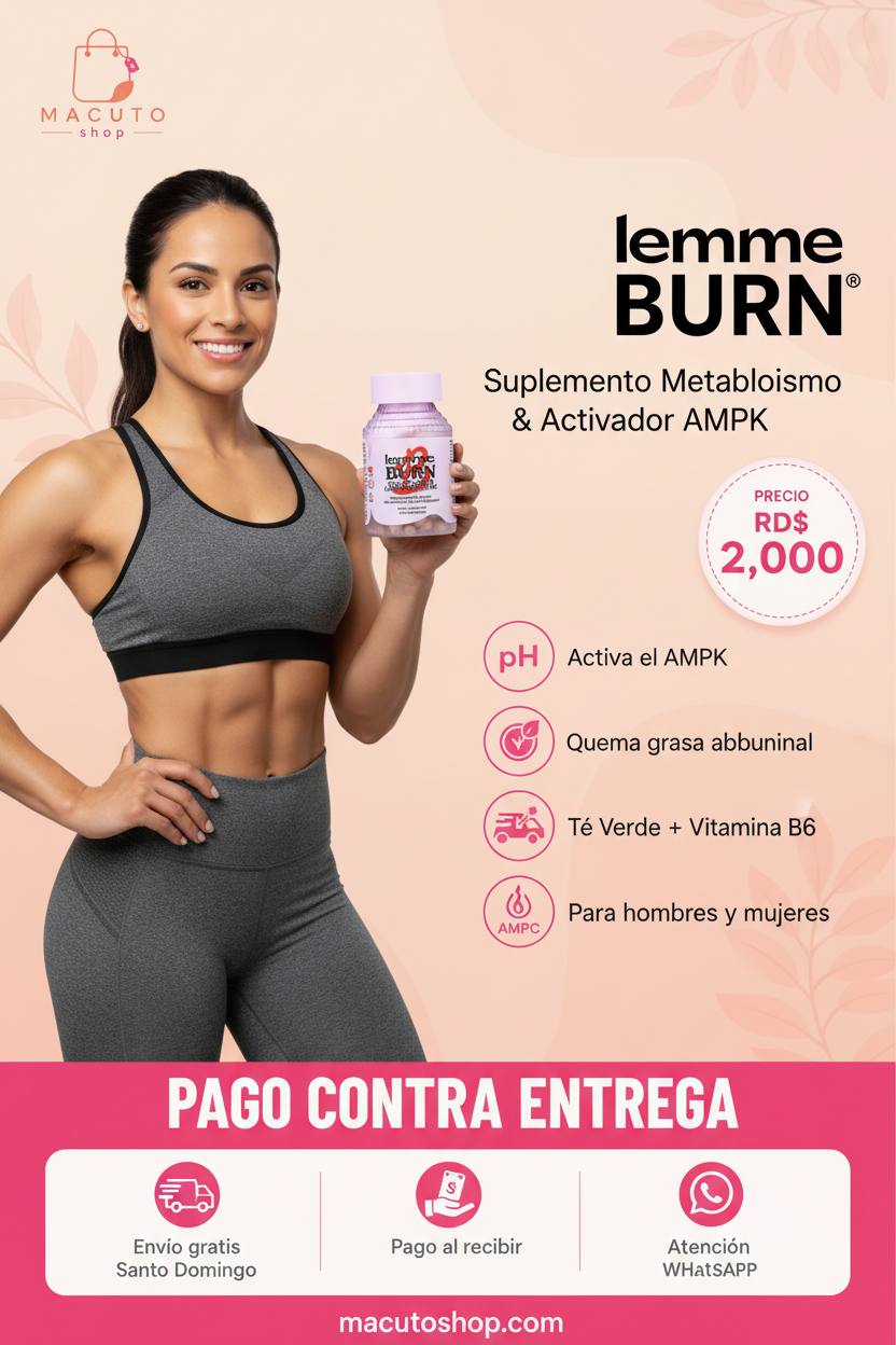 Arte promocional Lemme Burn vertical - Macuto Shop